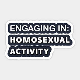 Engaging In… Sticker